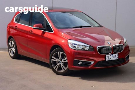 Red 2015 BMW 218I Wagon Active Tourer Sport Line