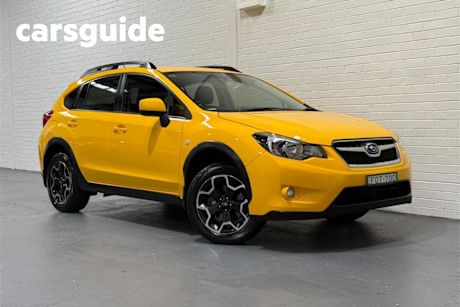 Yellow 2015 Subaru XV Wagon 2.0I