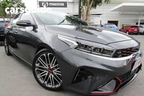 Grey 2022 Kia Cerato Sedan GT