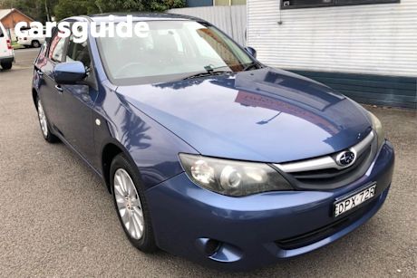 Blue 2010 Subaru Impreza Hatchback R (awd)