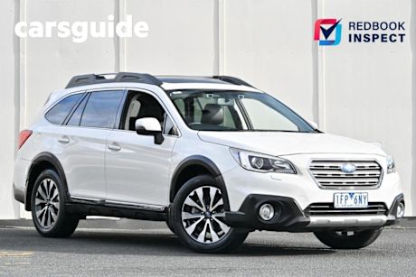 White 2015 Subaru Outback Wagon 3.6R
