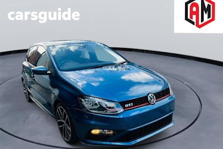 Blue 2015 Volkswagen Polo Hatchback GTI