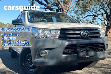 White 2021 Toyota Hilux Double Cab Pick Up Workmate