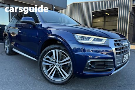 Blue 2017 Audi Q5 Wagon 2.0 Tfsi Quattro Sport