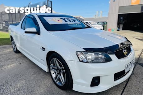 White 2012 Holden Commodore Utility SV6 (lpg)
