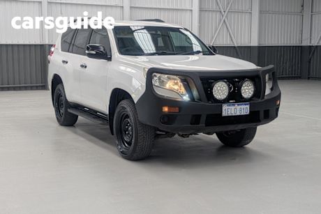 White 2014 Toyota Landcruiser Wagon PRADO GXL (4x4) KDJ150R MY14