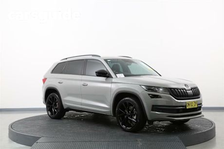 Grey 2019 Skoda Kodiaq Wagon 132 TSI Sportline (4X4)