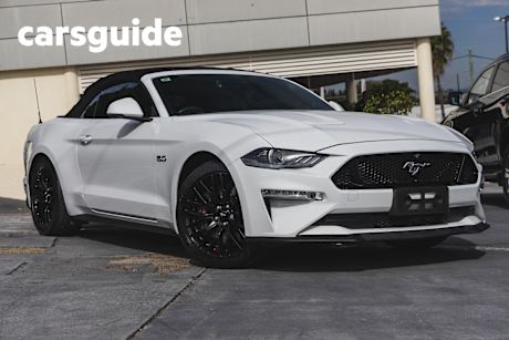 White 2019 Ford Mustang Convertible GT 5.0 V8