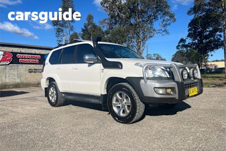 White 2008 Toyota Landcruiser Prado Wagon GXL (4X4)