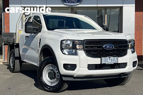 White 2022 Ford Ranger Super Cab Chassis XL 2.0 (4X4)