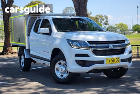White 2019 Holden Colorado Crew Cab Pickup LS (4X4)