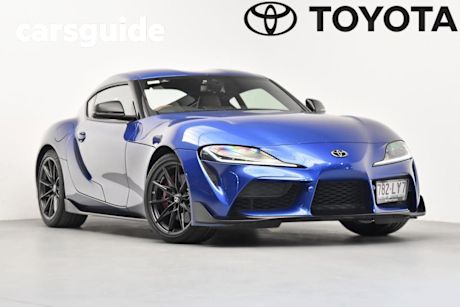 Blue 2023 Toyota Supra Coupe GTS +alcantara Seats