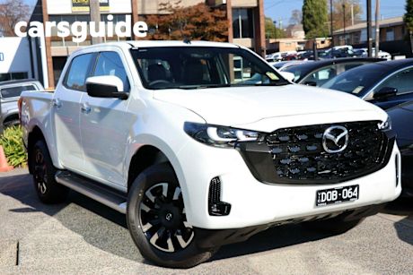 White 2025 Mazda BT-50 Dual Cab Pick-up GT (4X4)