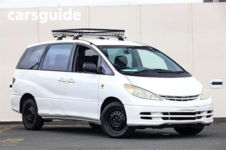 White 2000 Toyota Tarago Wagon GLI