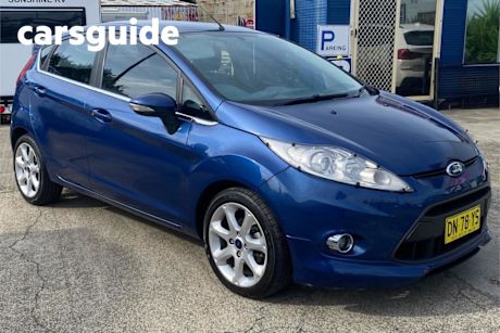 Blue 2009 Ford Fiesta Hatchback Zetec