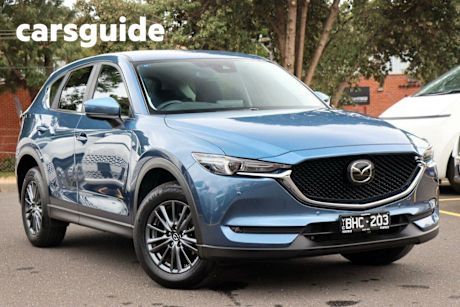 Blue 2020 Mazda CX-5 Wagon Touring (4X4)