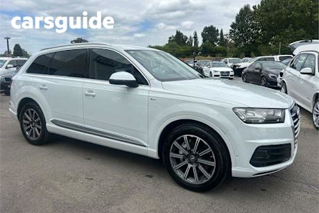 White 2015 Audi Q7 Wagon 3.0 TDI Quattro