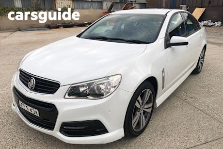 White 2015 Holden Commodore Sedan SV6