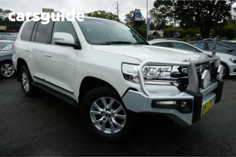 White 2020 Toyota Landcruiser Wagon LC200 Sahara (4X4)