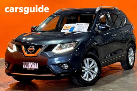 Blue 2015 Nissan X-Trail Wagon ST-L (4X4)