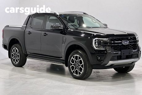 Black 2024 Ford Ranger Double Cab Pick Up Wildtrak 2.0 (4X4)