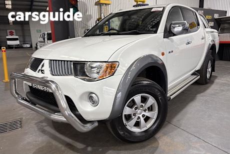 White 2007 Mitsubishi Triton Double Cab Utility GLX-R (4X4)