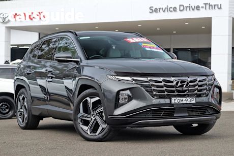 Grey 2021 Hyundai Tucson Wagon Highlander (awd)