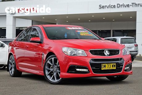 Red 2014 Holden Commodore Sedan SV6