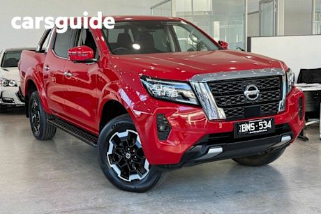 Red 2021 Nissan Navara Dual Cab Pick-up ST-X (4X4) Leather/NO Sunroof