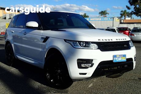 White 2013 Land Rover Range Rover Sport Wagon 3.0 V6 SC HSE