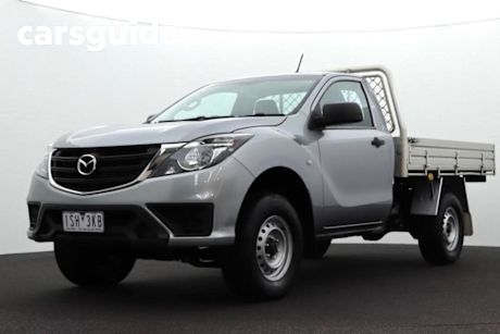 Silver 2019 Mazda BT-50 Cab Chassis XT (4X2) (5YR)