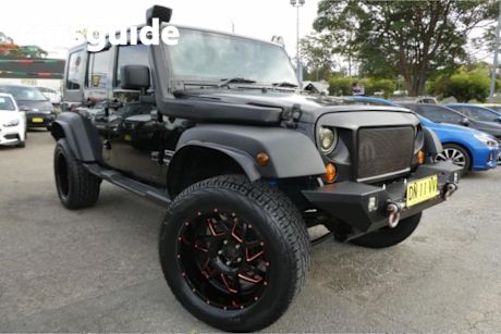 Black 2008 Jeep Wrangler Softtop Unlimited Sport (4X4)