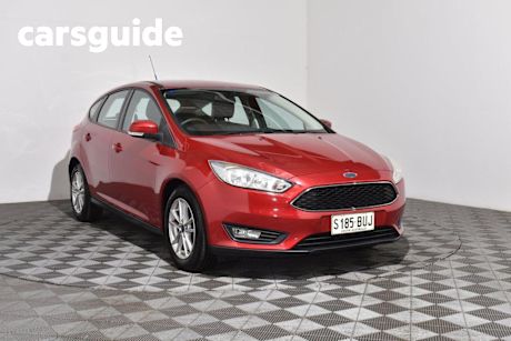 Red 2017 Ford Focus Hatchback Trend