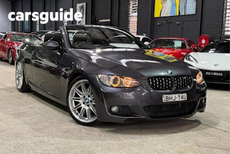 Grey 2008 BMW 325I Convertible