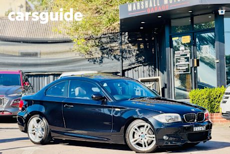 Black 2012 BMW 120I Coupe