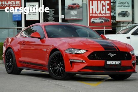 Red 2021 Ford Mustang Fastback GT 5.0 V8