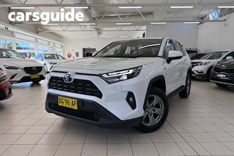 White 2022 Toyota RAV4 Wagon GX (2WD) Hybrid