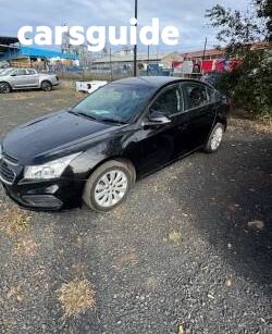 Black 2016 Holden Cruze Sedan Equipe