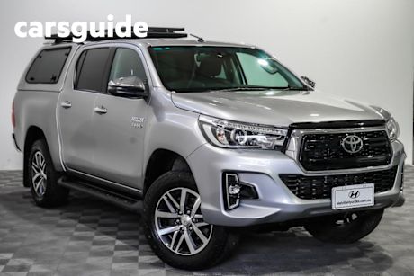 Silver 2020 Toyota Hilux Double Cab Pick Up SR5 (4X4)