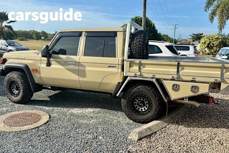 Beige 2023 Toyota Landcruiser 70 Series Double Cab Chassis LC79 GXL