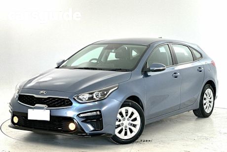 Blue 2021 Kia Cerato Hatchback S