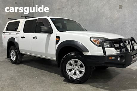 White 2010 Ford Ranger Dual Cab Pick-up XL (4X4)