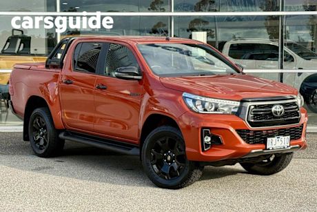 Orange 2020 Toyota Hilux Double Cab Pick Up Rogue (4X4)