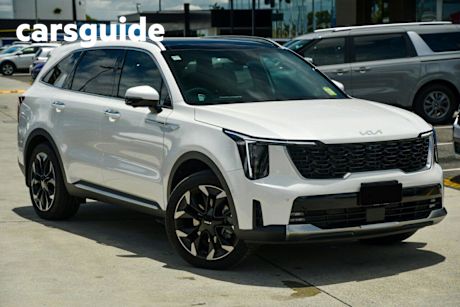 White 2025 Kia Sorento Wagon GT-Line 7 Seat