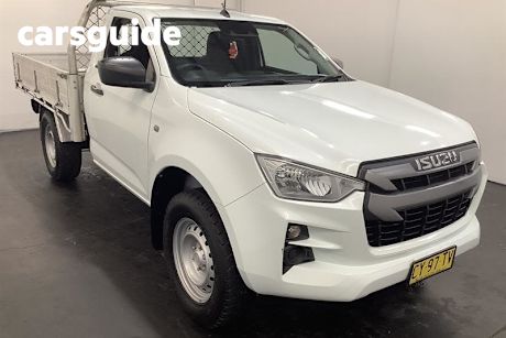 White 2020 Isuzu D-MAX Cab Chassis SX (4X2)