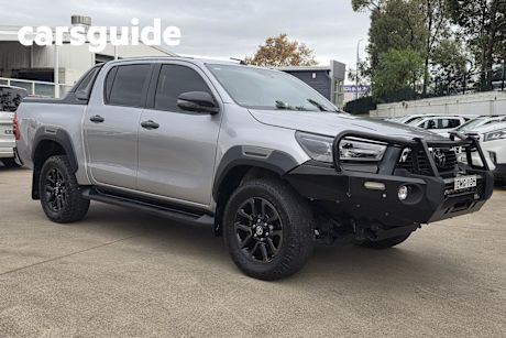 Silver 2021 Toyota Hilux Double Cab Pick Up Rogue (4X4)