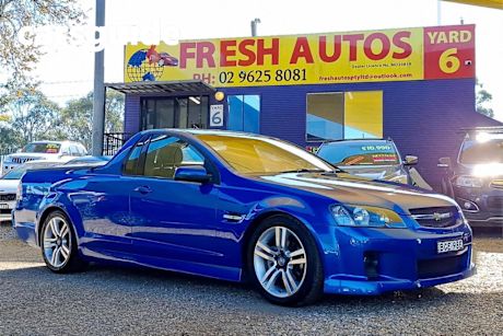 Blue 2008 Holden Commodore Utility SV6