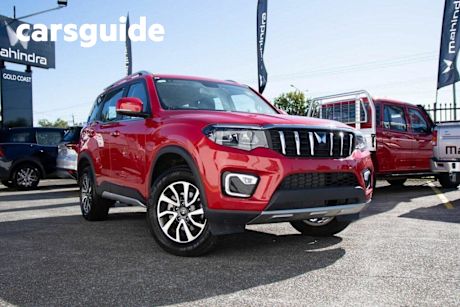Red 2023 Mahindra Scorpio-N Wagon Z8