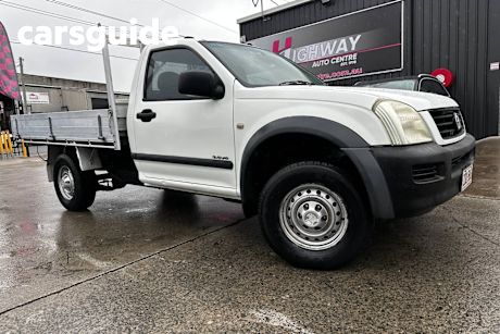 White 2004 Holden Rodeo Cab Chassis LX