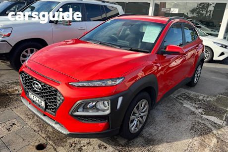 Orange 2018 Hyundai Kona Wagon Active